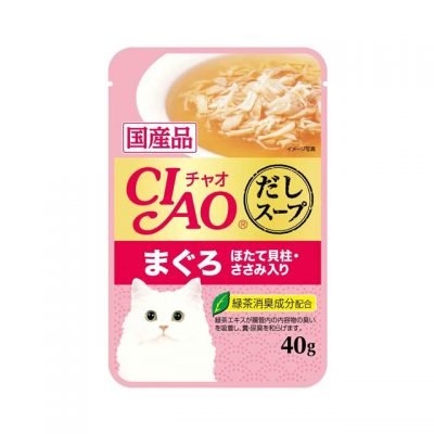 Ciao Soup Tuna(Maguro) & Scallop Topping Chicken Fillet(IC-211)