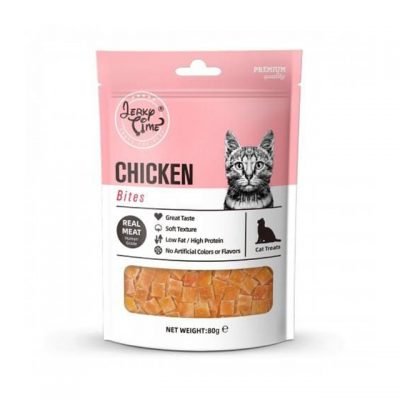 Jerky Time for Cat Chicken Bites (80g)