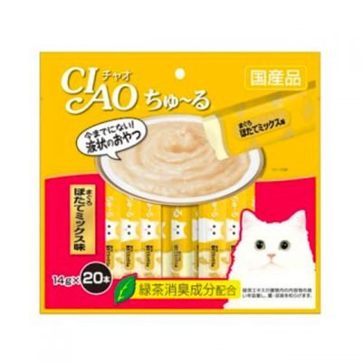 Ciao Chu ru Tuna Scallop Mix (20 sticks) (SC-129)
