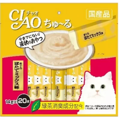 SC-129 Ciao Churu Tuna Scallop Mix (20 sticks)