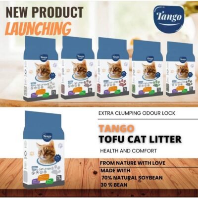 3 Pack Tango Premium Tofu Cat Litter