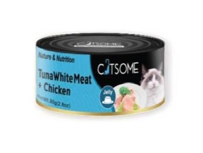 CATSOME Tuna White Meat & Chicken Jelly 80g
