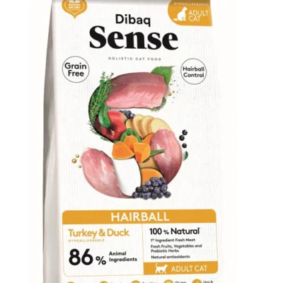 Dibaq Sense Hairball Turkey and Duck 1.5kg