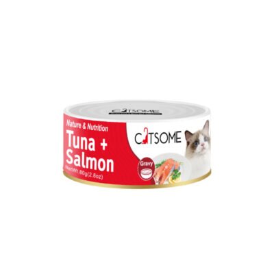 CATSOME Tuna & Salmon (Gravy) 80g