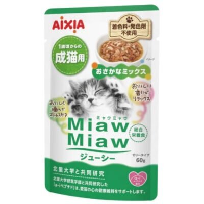 (AXMJ4) Aixia Miaw Miaw Juicy Pouch - Fish Mix 60g