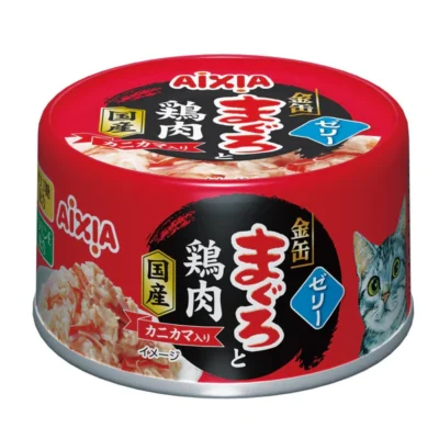 (GMC-1) Aixia Kin-can Tuna & Chicken w/ Crab Stick 70g