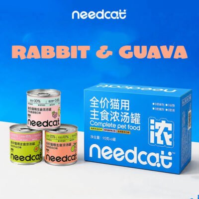 NEEDCAT Hearty Soup Can - Rabbit & Guava x 6cans